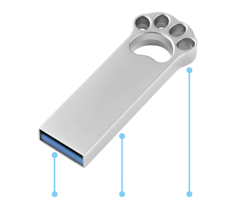 Creative Waterproof Metal U Disk Cadeau personnalisé