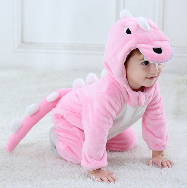 Dinosaure Cartoon Baby Outing Veste de coton animal enfant
