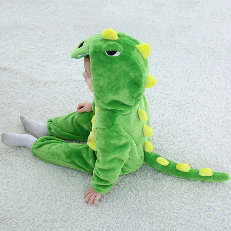 Dinosaure Cartoon Baby Outing Veste de coton animal enfant