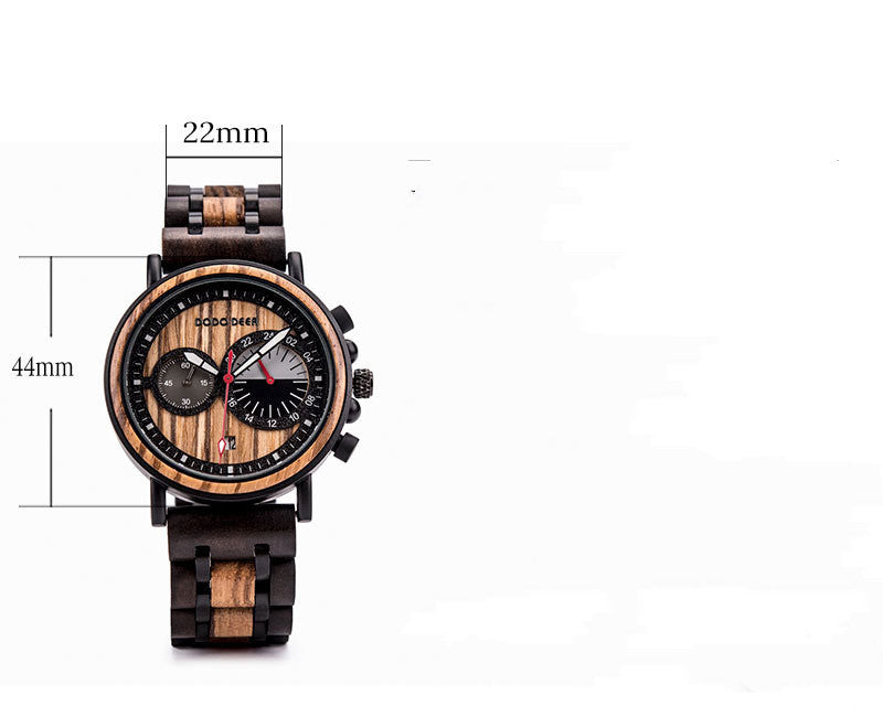 Chronographe de mode calendrier Laser Watch