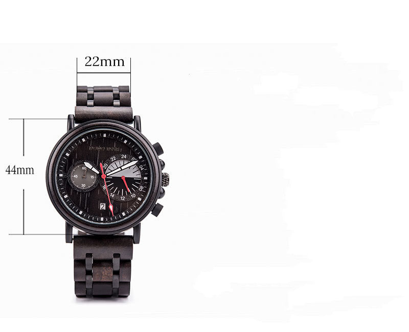 Chronographe de mode calendrier Laser Watch