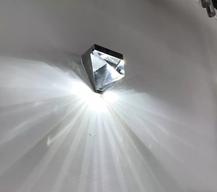 Lampe murale de cristal LED Modern Minimalist Personnalité Fond Lampe murale décorative
