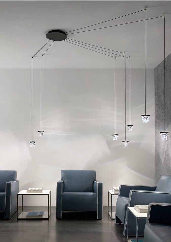 Lampe murale de cristal LED Modern Minimalist Personnalité Fond Lampe murale décorative