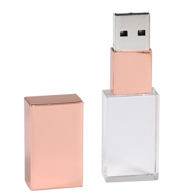 Clé USB cristal