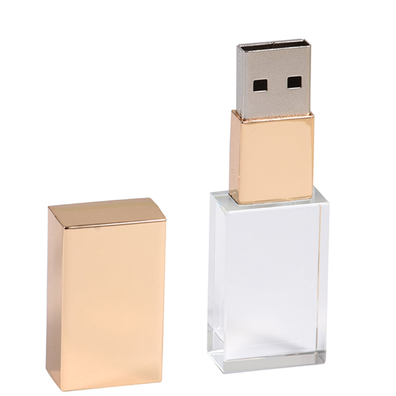 Clé USB cristal