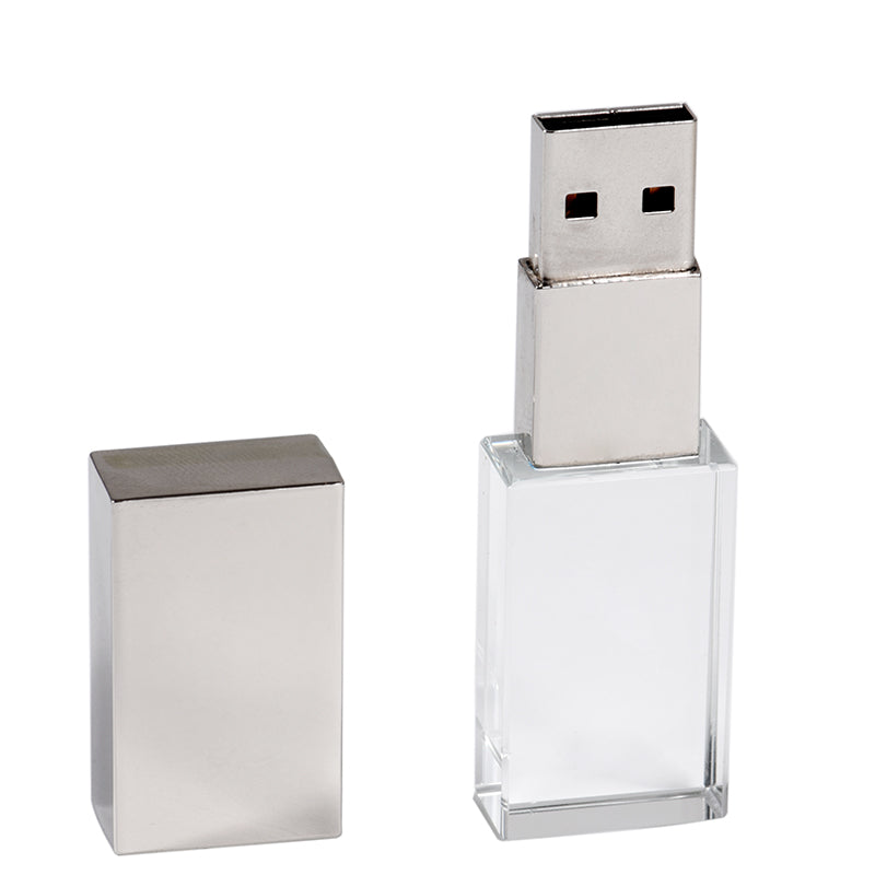 Clé USB cristal