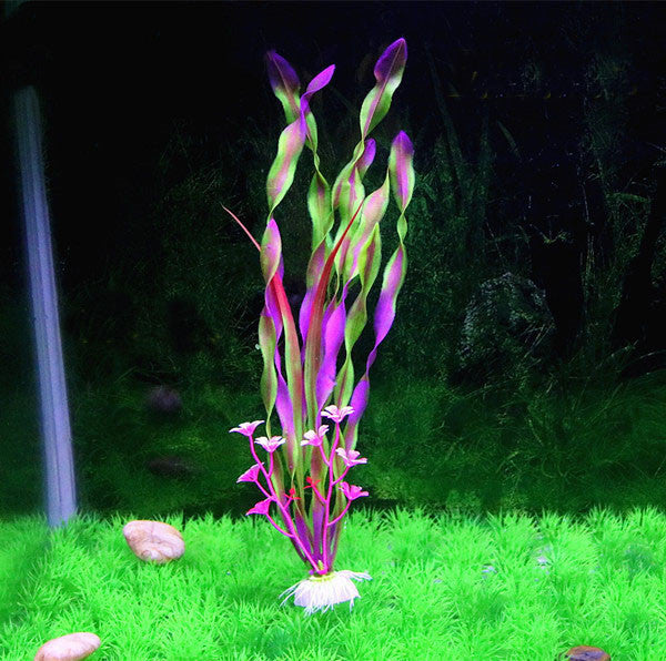 Aquarium Simulation Plantes d'eau Réservoir de poisson nord-américain Décorations d'aquarium