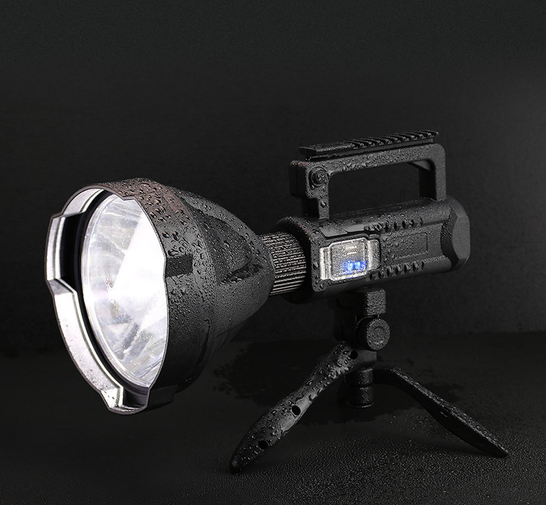 Lampe de recherche rechargeable multi-fonction USB lampe de poche lumière forte extérieur étanche Hig