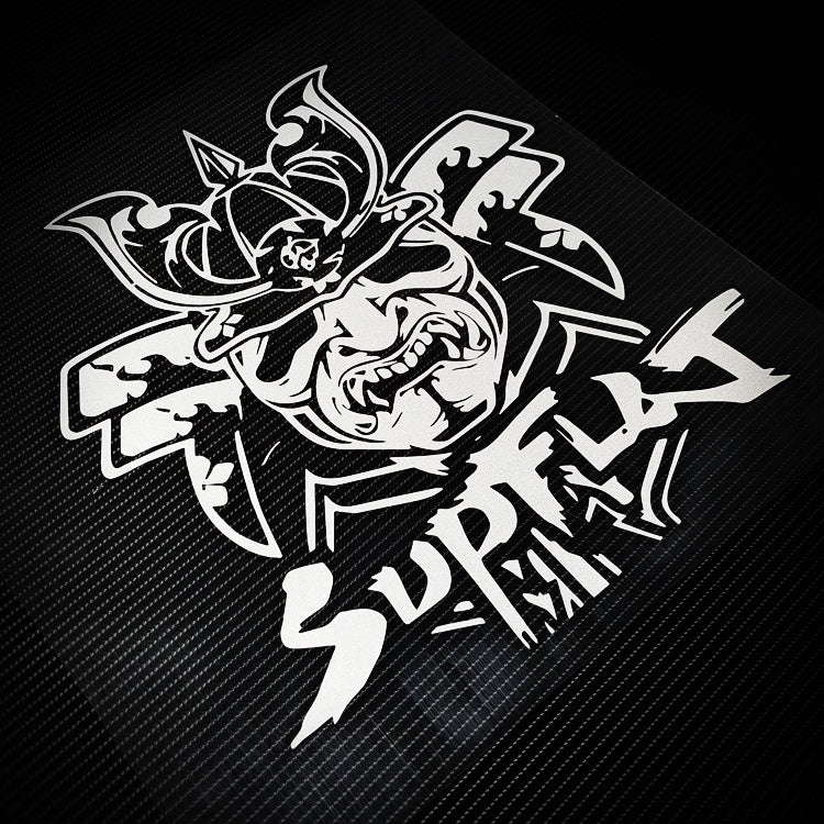 Stickers Samurai Noir Japonais Stickers Voiture Modifiée Stickers Équipement Arrière Pare-brise arrière S