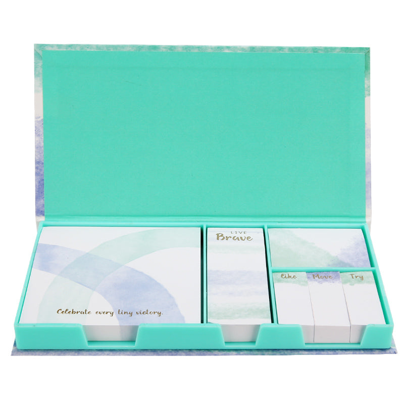 Mémo Pads série de sirène pourpre 6 Sets