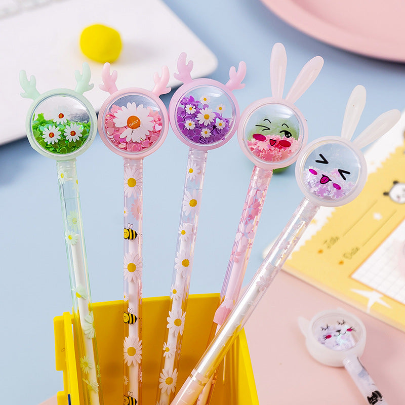 Mignon Tutu Sequin Gel stylo étude papeterie
