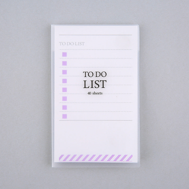PP Carnet de notes congelé avec des notes