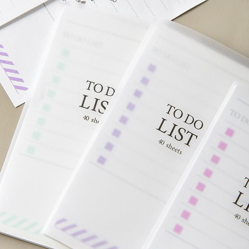 PP Carnet de notes congelé avec des notes