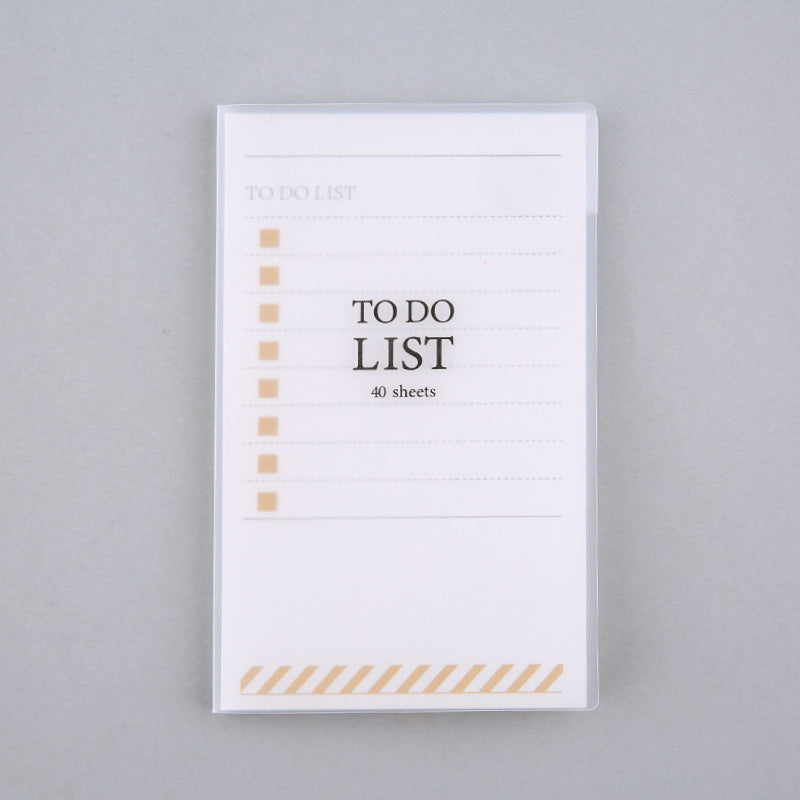 PP Carnet de notes congelé avec des notes