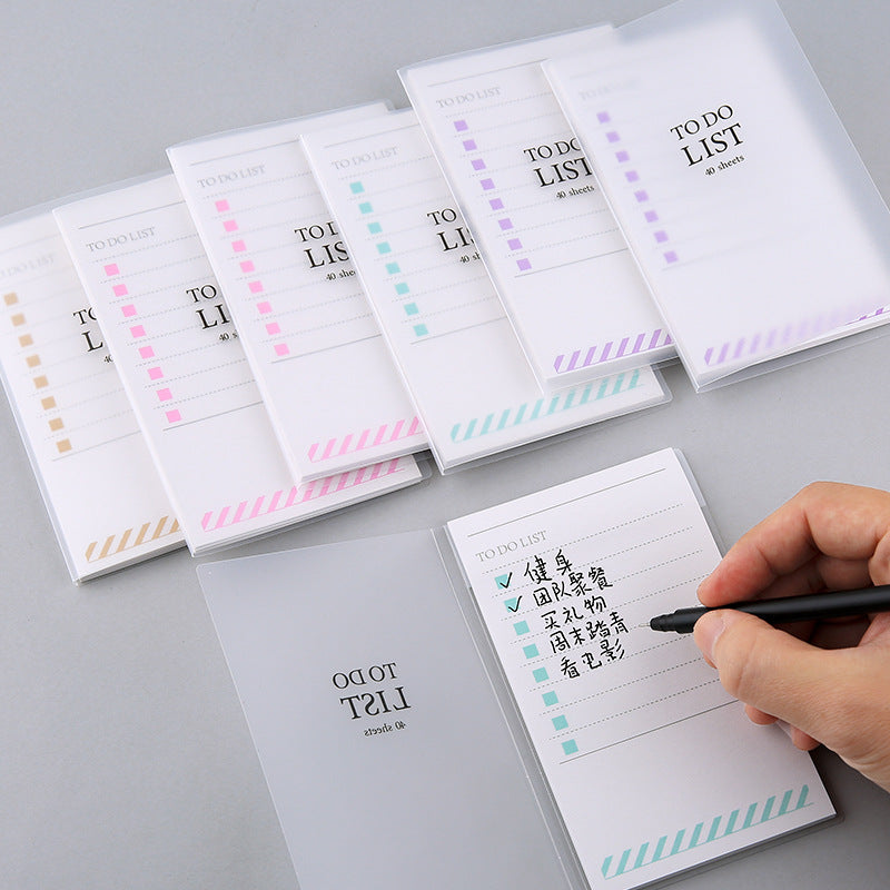 PP Carnet de notes congelé avec des notes