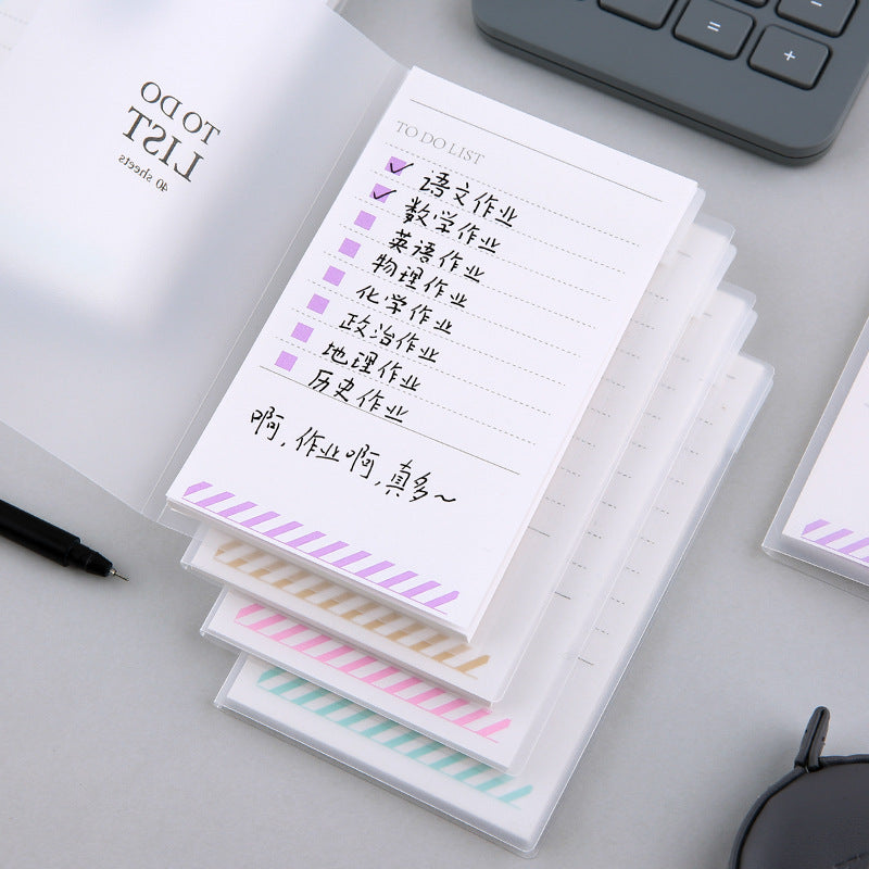PP Carnet de notes congelé avec des notes