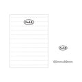 Mémo Pad pour la journée des filles Plan Mémo Pad Tearable Post-It Notes