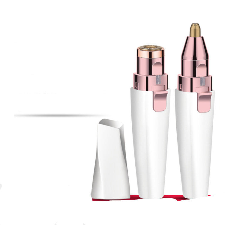 USB Charging Rouge à lèvres Rasoir 2 En 1 Mini Électrique Trimeur de sourcils Facial Rasoir cheveux remove
