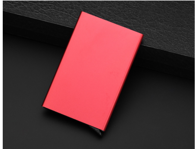Porte-cartes en aluminium en acier inoxydable