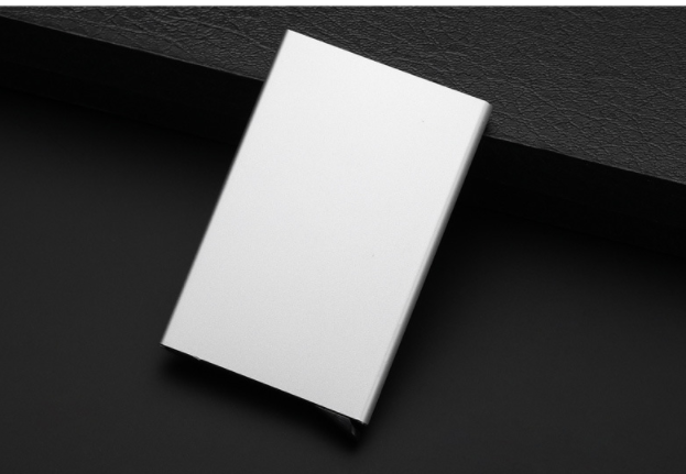 Porte-cartes en aluminium en acier inoxydable