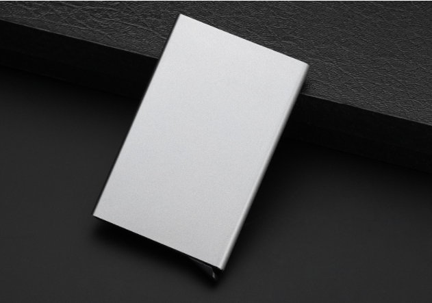 Porte-cartes en aluminium en acier inoxydable