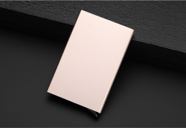 Porte-cartes en aluminium en acier inoxydable