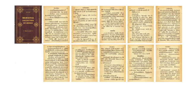 Livre de simulation Page Matériel Papier