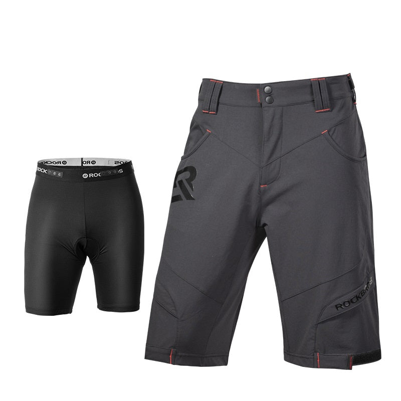 Hommes Summer Outdoor Cyclisme Respirant Mountainering Sports Quick-Drying Double-Layer Tro