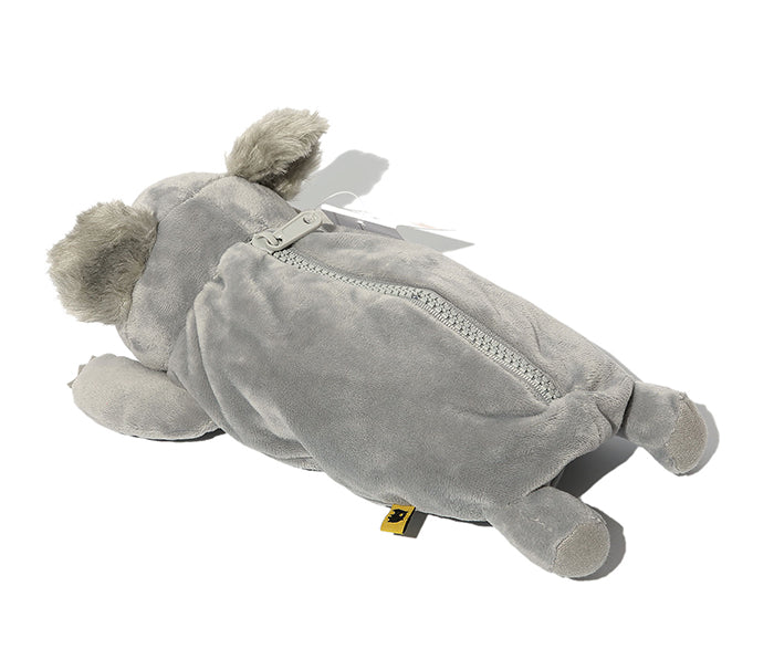 Mignon animal caricature wombat famille en peluche cas crayon