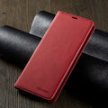Convient pour le boîtier de téléphone mobile capteur de peau Wallet Card Holster Flip Cover Case