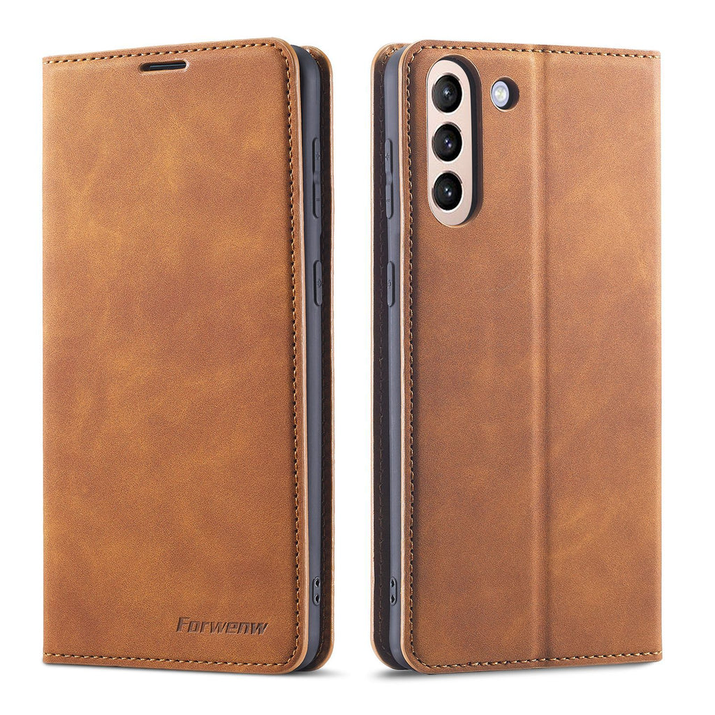 Convient pour le boîtier de téléphone mobile capteur de peau Wallet Card Holster Flip Cover Case