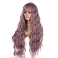 Split Air Bangs European and American Chemical Fibre Wig Headgear