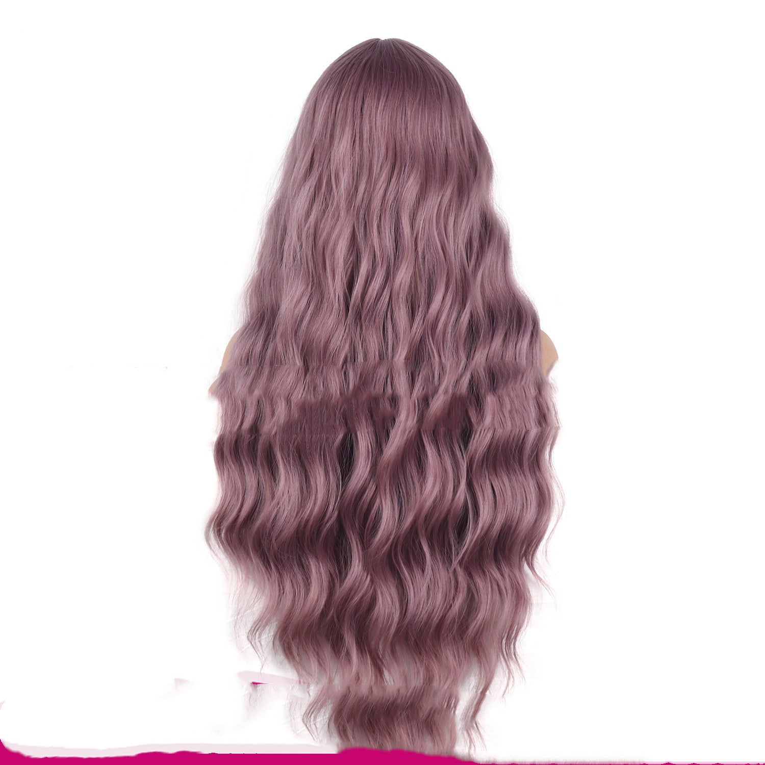 Split Air Bangs European and American Chemical Fibre Wig Headgear
