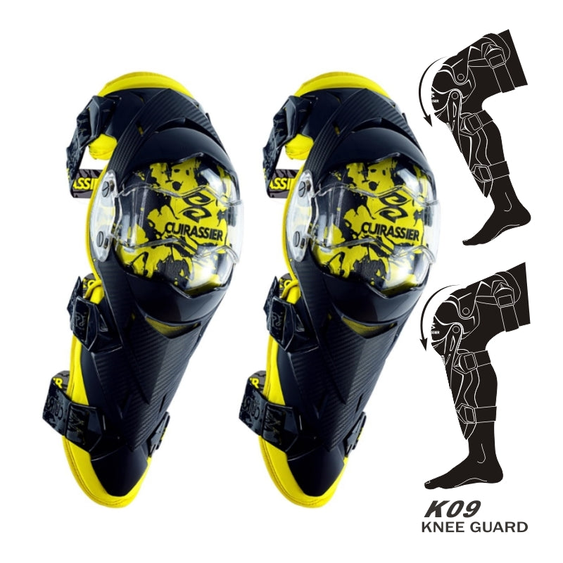 Moto Elbow Protecteur Cuirassier Kneepad Knee Guards Motocross Downhill Dirt Bike MX