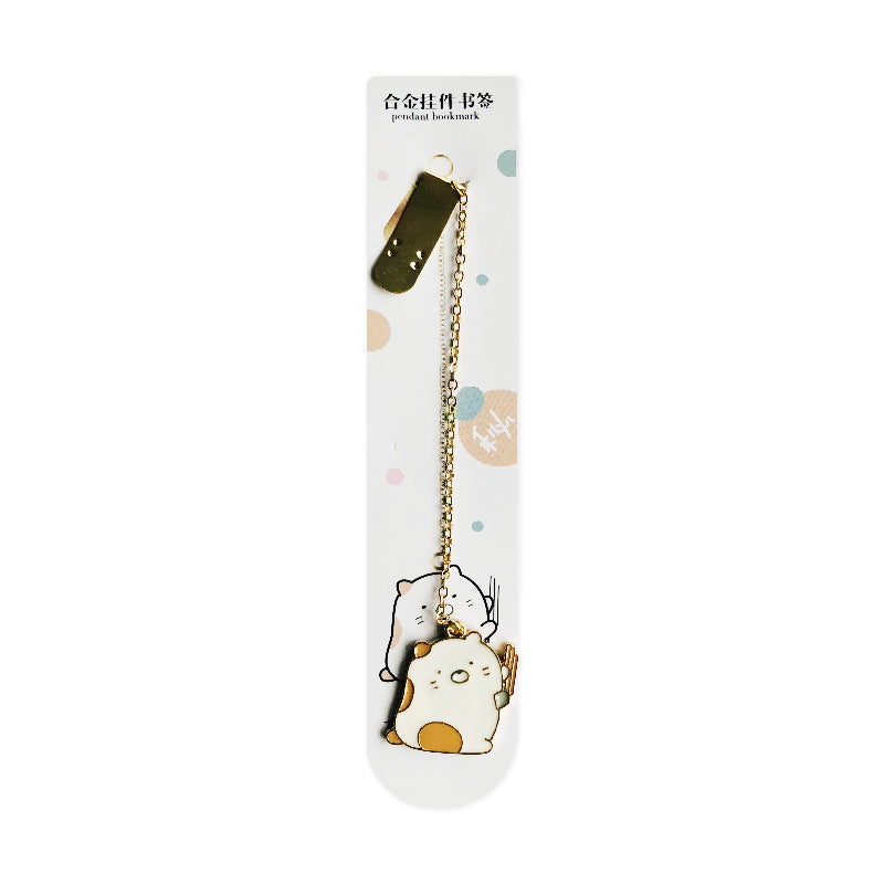 Creative Small Fresh Metal Pendentif signet Cute Exquisite Pendentif signet Student Statio