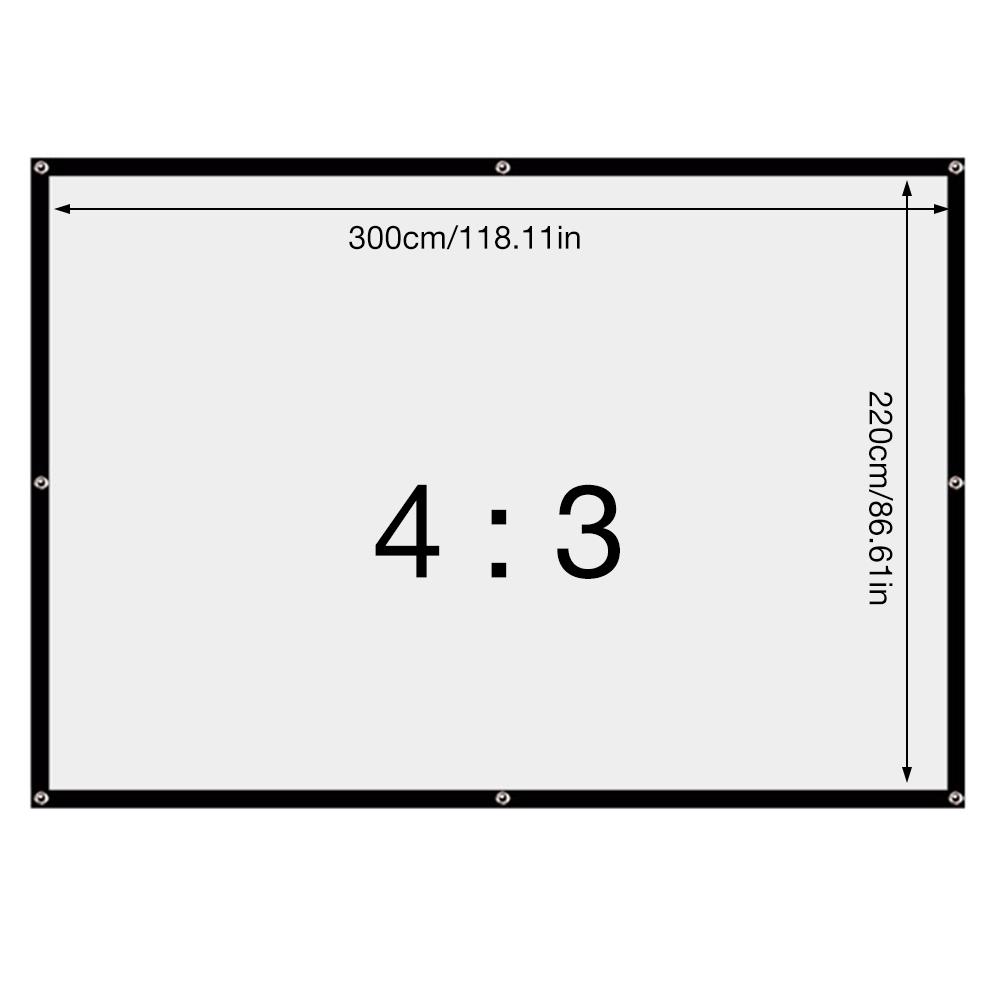 Polyester blanc doux rideau simple pliage