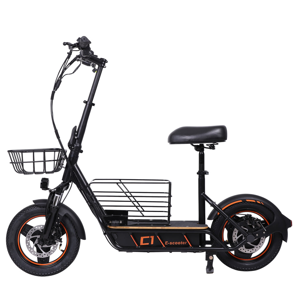 E-scooter pliable H14 pour les courses quotidiennes et les voyages d'animaux