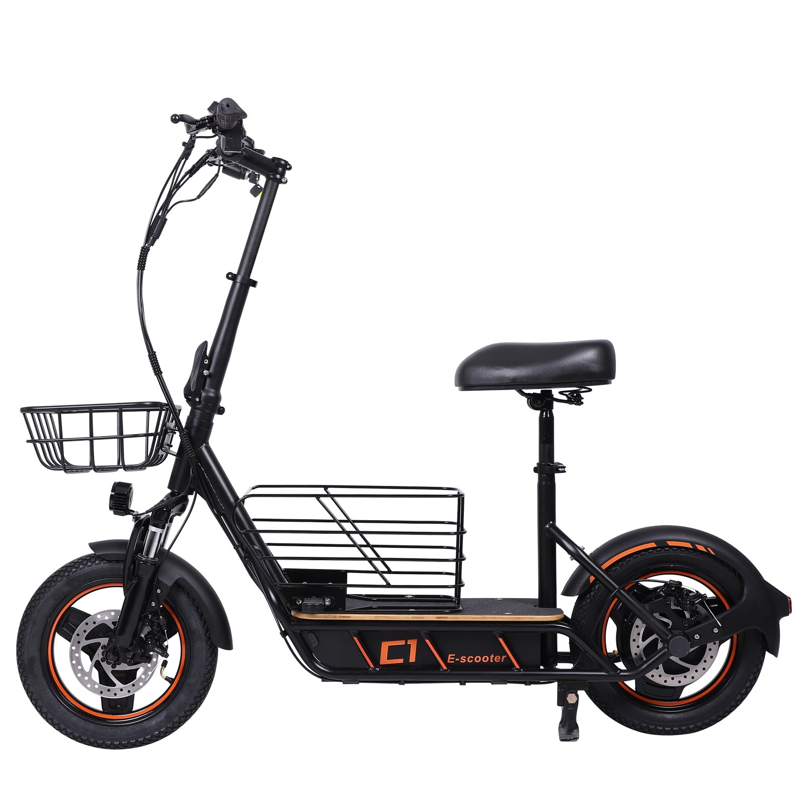 E-scooter pliable H14 pour les courses quotidiennes et les voyages d'animaux