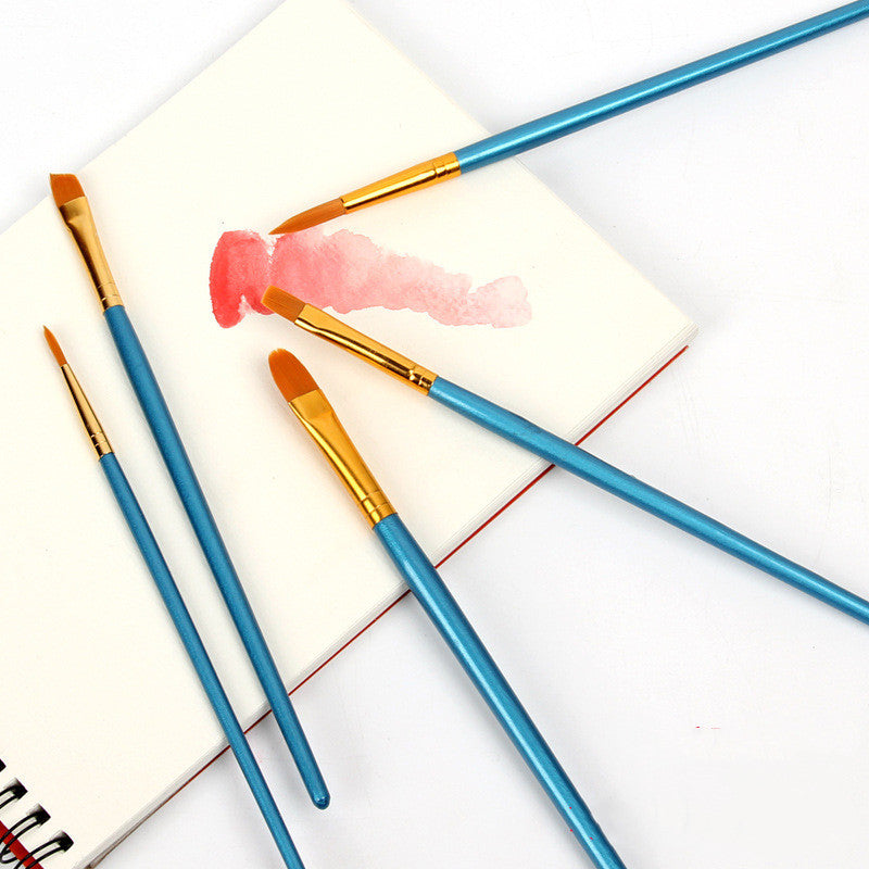 Gouache Brush Set Watercolor Line Pen Tête ronde