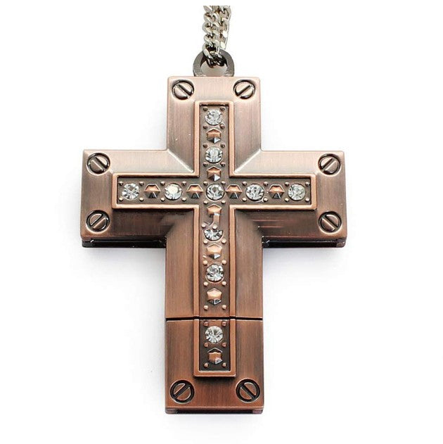 Clé USB 32G métal croix clé USB