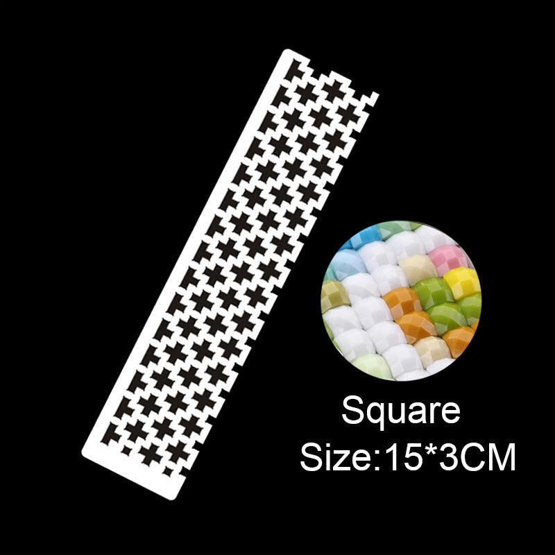 Diamond Painting Square Diamond Mesh Ruler Grille Règle Plum Ruler Square Diamond Grille Règle
