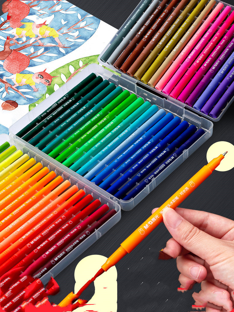 Soft Head Aquarelle Pen Double Head Set