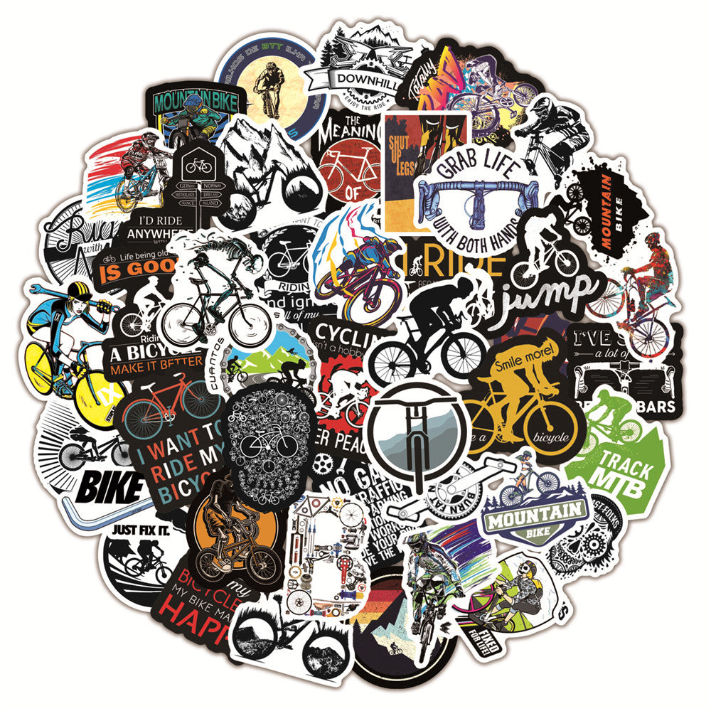 Stickers MTB Skateboard Notebook