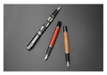Stylo d'artisanat en céramique couleur laque et pêche