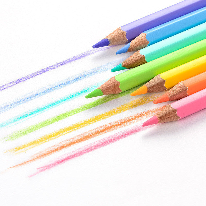 Série Macaron Crayon coloré étudiants