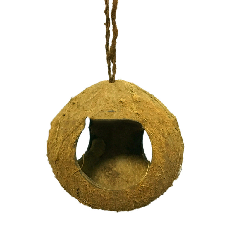 Noix de coco créative Shell Bird Nest Feeder