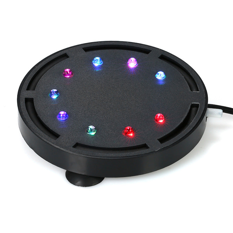 Fish Tank Landscaping Décoration 7 couleurs Aquarium Lumière LED Plongée Légère Linge de réservoir de poisson