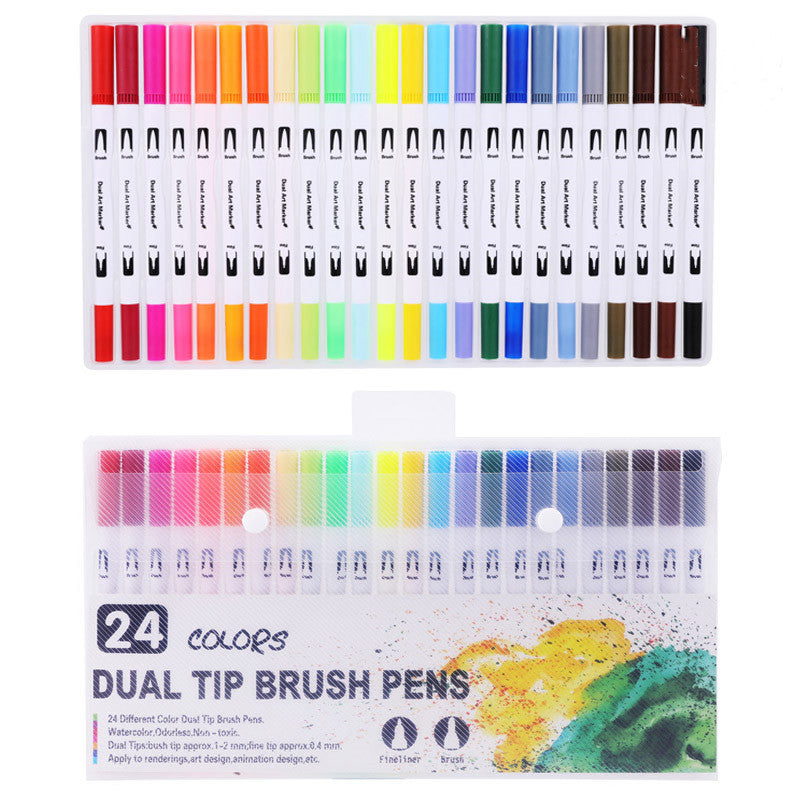 Set de stylo à balisage à double tête pour jardin d'enfants