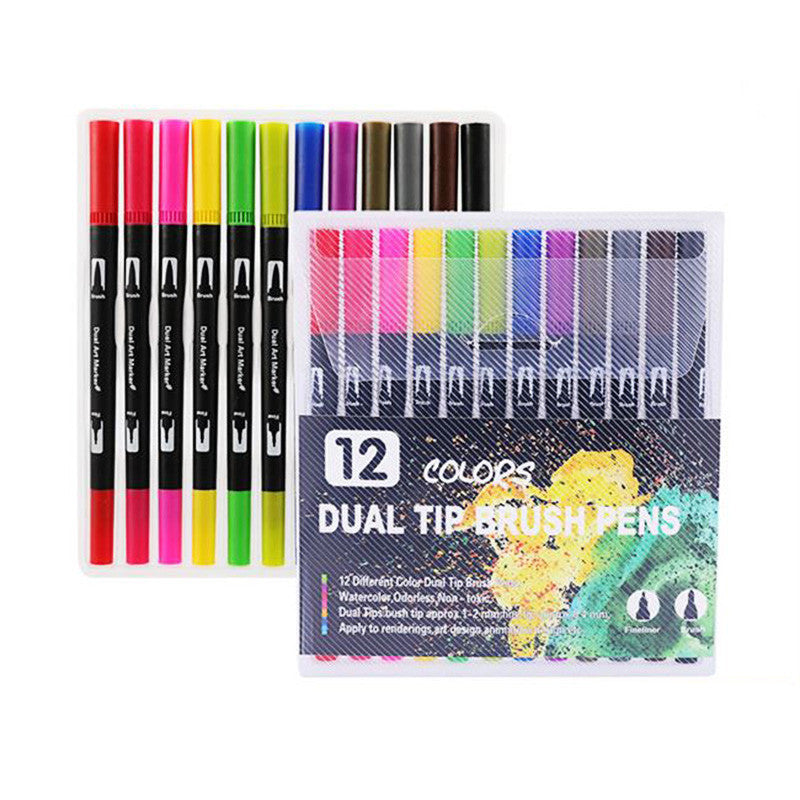 Set de stylo à balisage à double tête pour jardin d'enfants