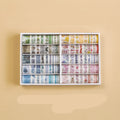 100 rouleaux de ruban de compte de main personnages antiques et ruban de papier couleur mignon sel main Acco